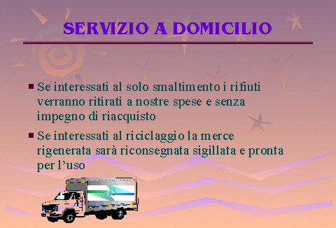 Servizio a Domicilio